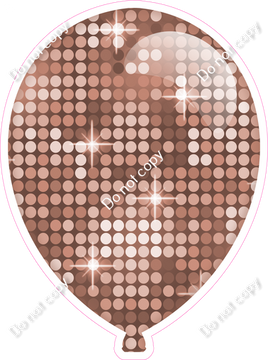 Disco - Rose Gold Balloon