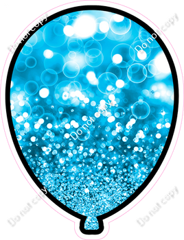 Bokeh - Caribbean Balloon - Outlined