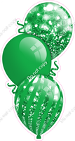 Bokeh - Green Triple Balloon Bundle