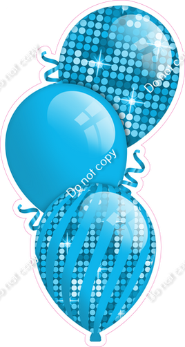 Disco - Caribbean Triple Balloon Bundle