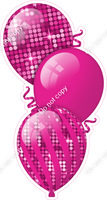Disco - Hot Pink Triple Balloon Bundle