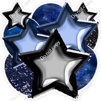 Sparkle - Space Theme Balloon & Star Bundle