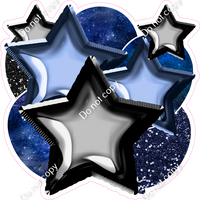 Sparkle - Space Theme Balloon & Star Bundle