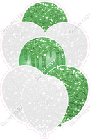 Lime Green & White Balloon Bundle
