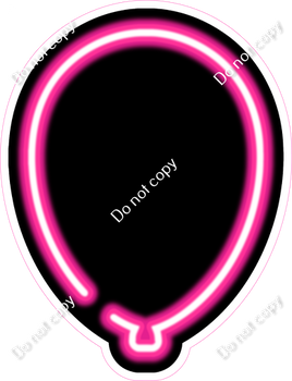 NEON - Hot Pink Balloon