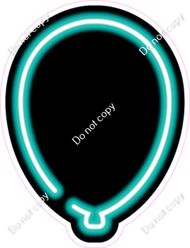 NEON - Teal Balloon