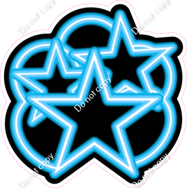 NEON - Caribbean Balloon & Star Bundle