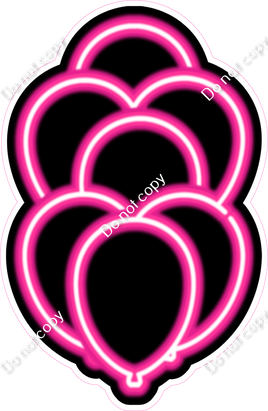 NEON - Hot Pink XL Balloon Bundle