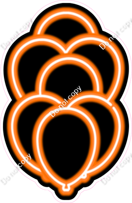 NEON - Orange XL Balloon Bundle