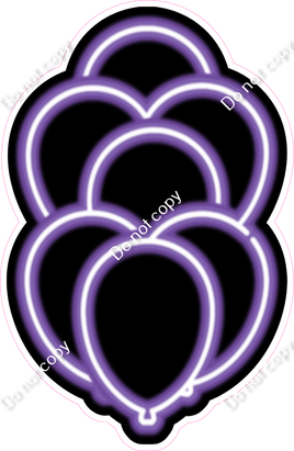 NEON - Purple XL Balloon Bundle