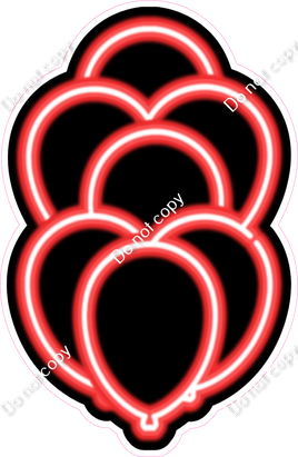 NEON - Red XL Balloon Bundle