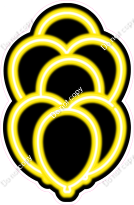 NEON - Yellow XL Balloon Bundle