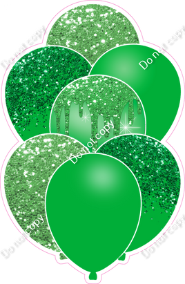 Green & Lime Green Balloon Bundle