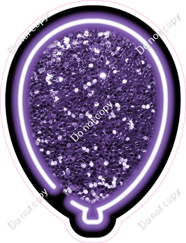 NEON - Purple Balloon - Sparkle