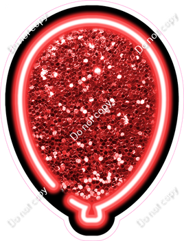 NEON - Red Balloon - Sparkle