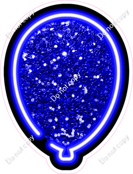 NEON - Blue Balloon - Sparkle
