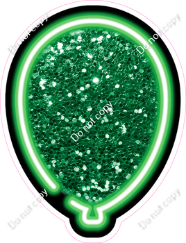 NEON - Green Balloon - Sparkle