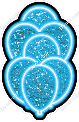 NEON - Caribbean XL Balloon Bundle - Sparkle