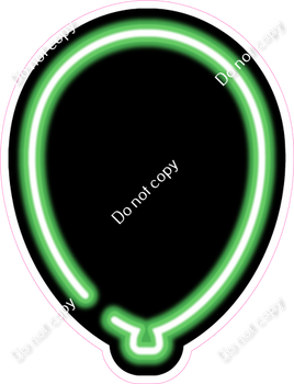 NEON - Lime Green Balloon Balloon