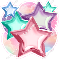 Pastel Balloon & Star Bundle