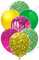 Yellow, Lime, Hot Pink XL Balloon Bundle