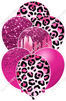 Hot Pink Leopard Print XL Balloon Bundle