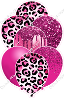 Hot Pink Leopard Print XL Balloon Bundle