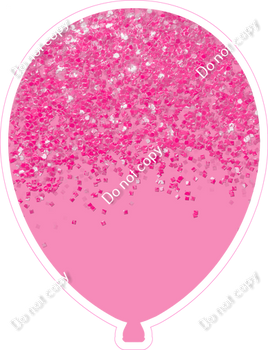 Bubblegum Glitter Balloon