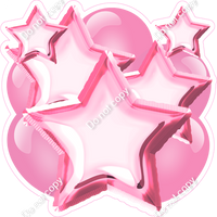 Flat - Bubblegum Balloon & Star Bundle