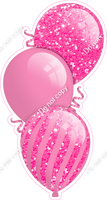 Sparkle - Bubblegum Triple Balloon Bundle