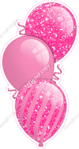 Sparkle - Bubblegum Triple Balloon Bundle