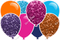 Hot Pink, Orange, Caribbean, Purple Horizontal Balloon Panel