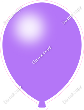 Flat - Lilac Balloon - Style 2