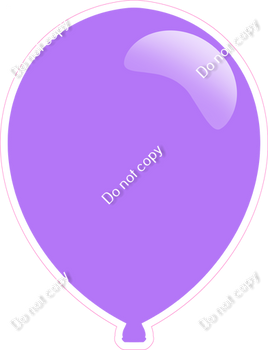 Flat - Lilac Balloon - Style 1