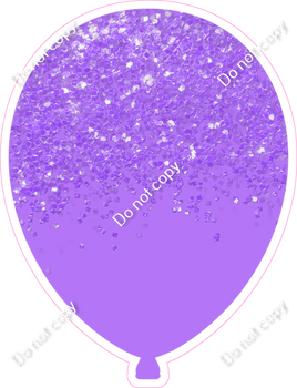 Lilac Glitter Balloon