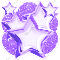 Sparkle - Lilac Balloon & Star Bundle