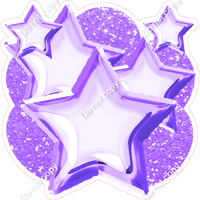 Sparkle - Lilac Balloon & Star Bundle