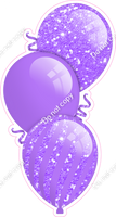 Sparkle - Lilac Triple Balloon Bundle