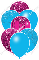 Caribbean & Hot Pink Balloon Bundle