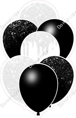 Black & White Balloon Bundle