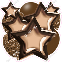 Chocolate Balloon & Star Bundle