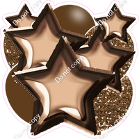 Chocolate Balloon & Star Bundle