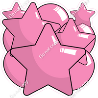 Cartoon Balloon Star Bundle - Bubblegum