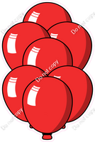 Cartoon XL Balloon Bundle - Red