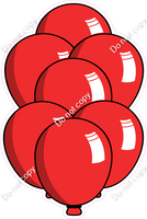 Cartoon XL Balloon Bundle - Red