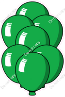 Cartoon XL Balloon Bundle - Green