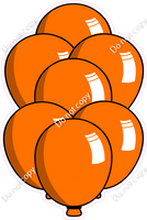 Cartoon XL Balloon Bundle - Orange