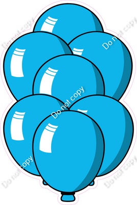 Cartoon XL Balloon Bundle - Caribbean