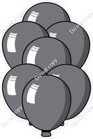 Cartoon XL Balloon Bundle - Silver