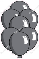 Cartoon XL Balloon Bundle - Silver